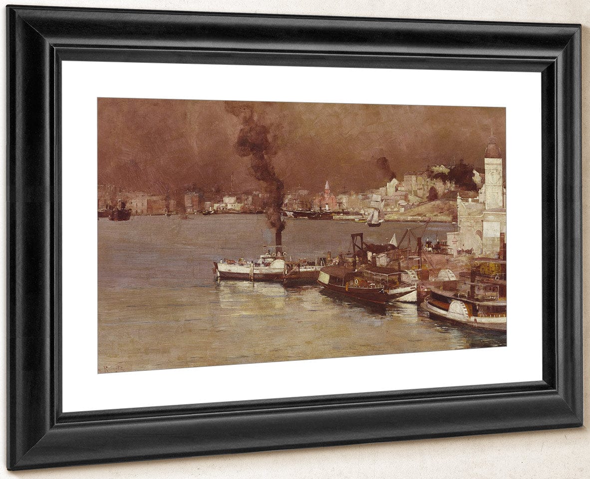 An Autumn Morning, Milson's Point, Sydney By Tom Roberts Fine Art Print