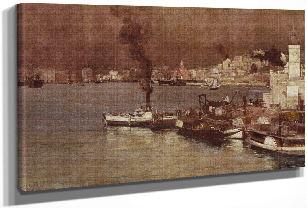 An Autumn Morning, Milson's Point, Sydney By Tom Roberts Fine Art Print