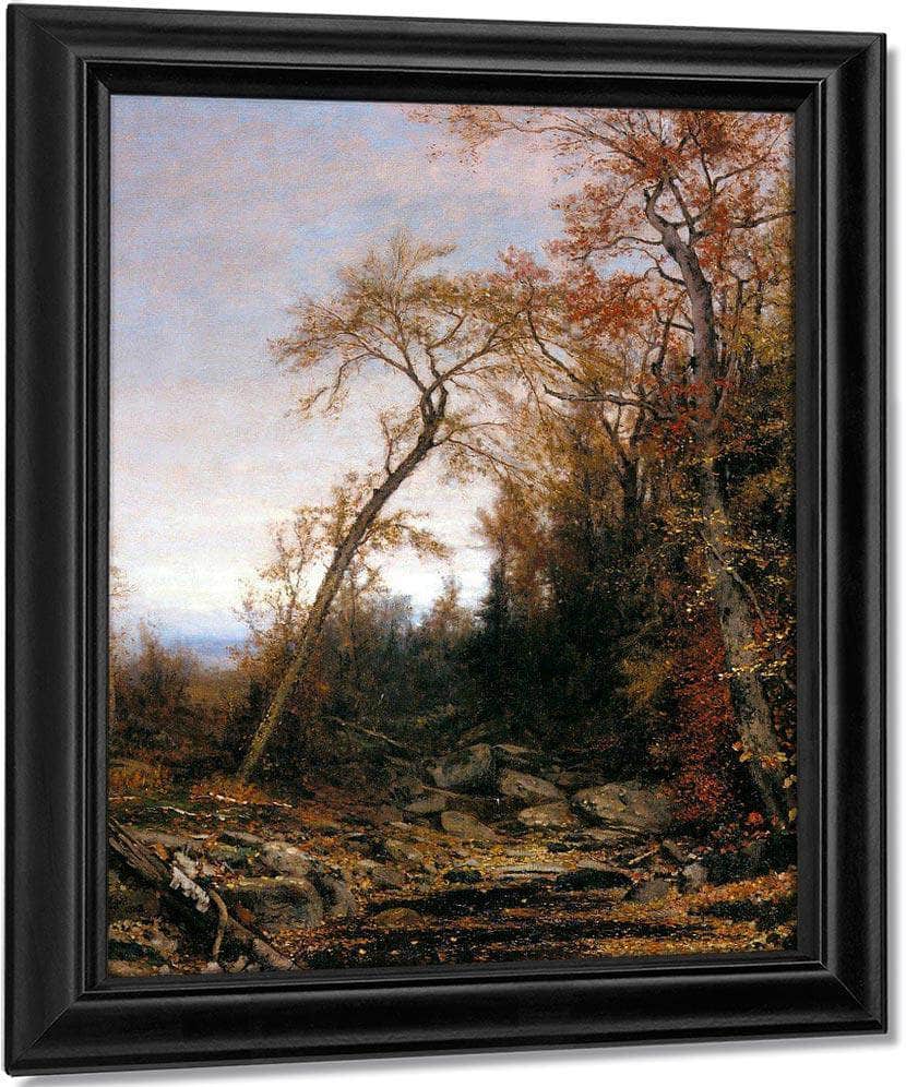 An Autumnal Memory By Jervis Mcentee Fine Art Print