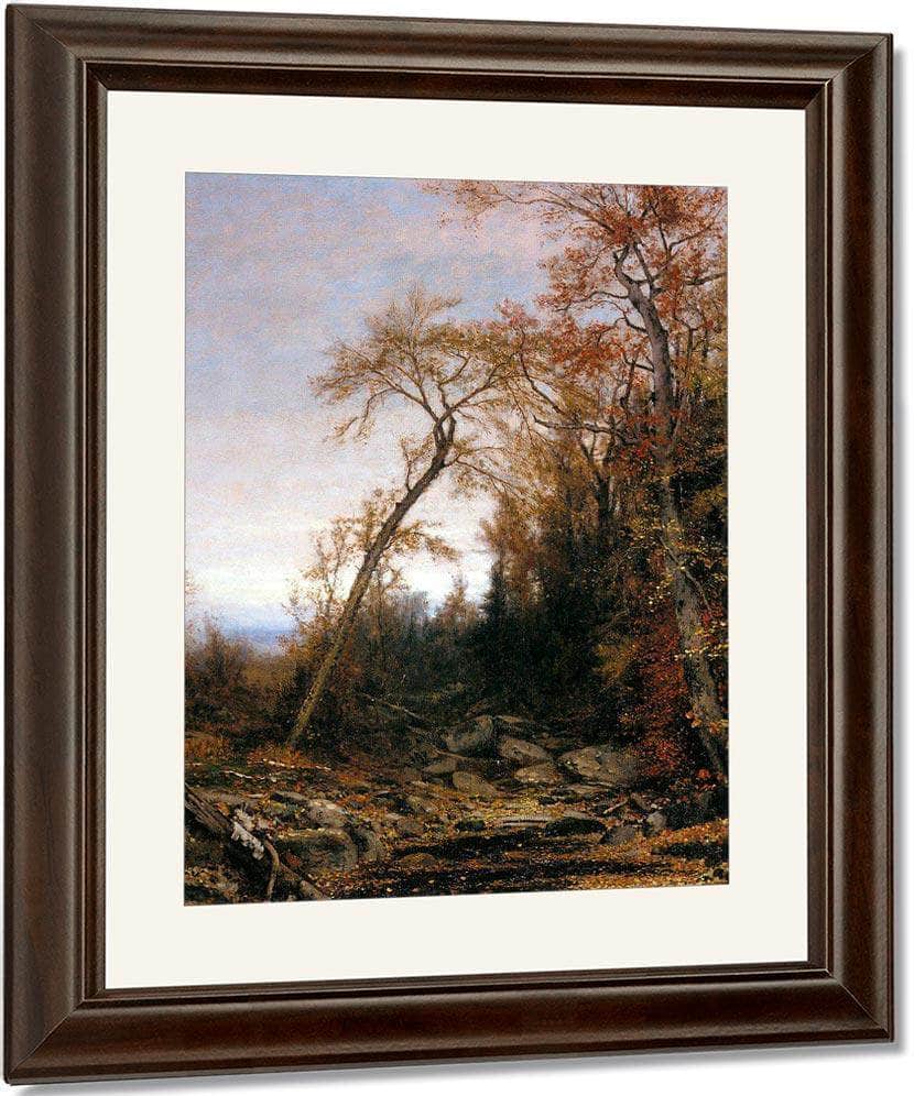 An Autumnal Memory By Jervis Mcentee Fine Art Print
