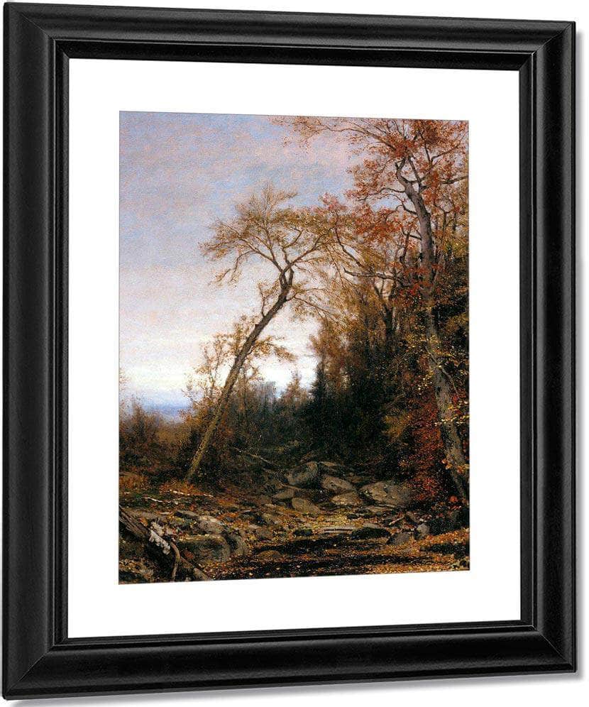 An Autumnal Memory By Jervis Mcentee Fine Art Print