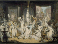 An Elegant Establishment For Young Ladies By Edward Francis Burney Fine Art Print