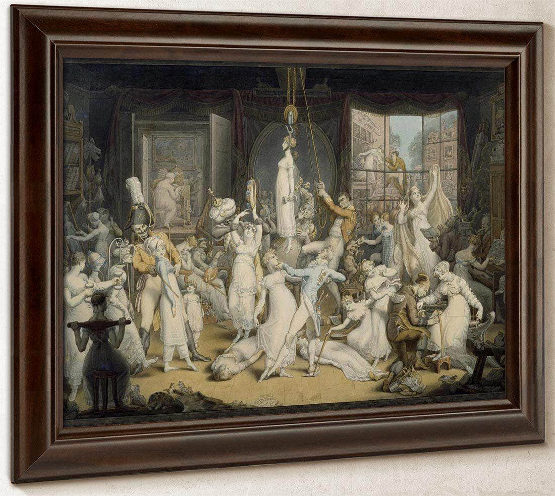 An Elegant Establishment For Young Ladies By Edward Francis Burney Fine Art Print