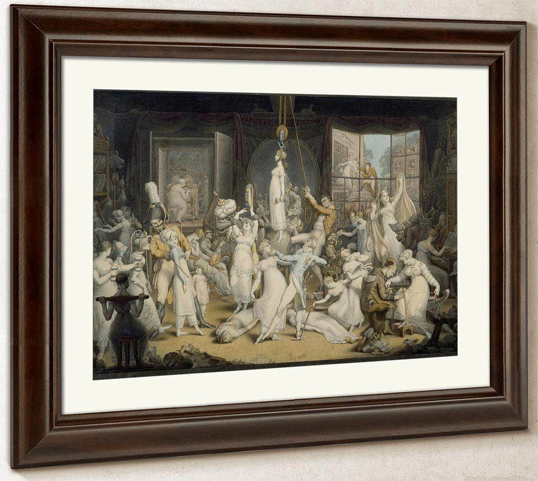 An Elegant Establishment For Young Ladies By Edward Francis Burney Fine Art Print