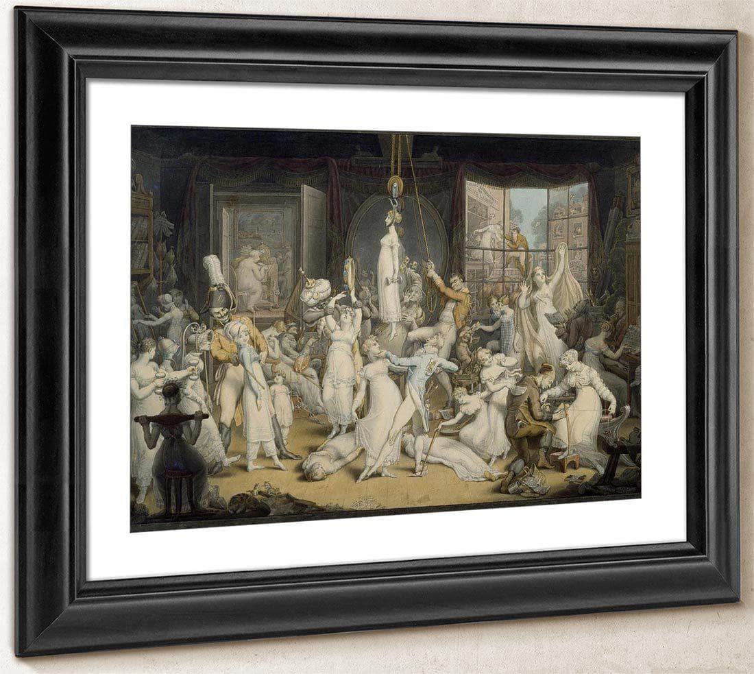 An Elegant Establishment For Young Ladies By Edward Francis Burney Fine Art Print
