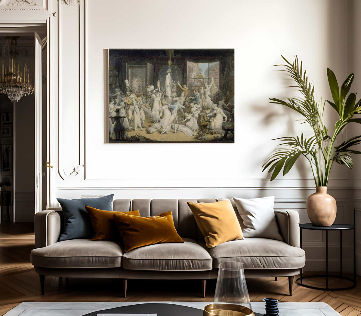 An Elegant Establishment For Young Ladies By Edward Francis Burney Fine Art Print