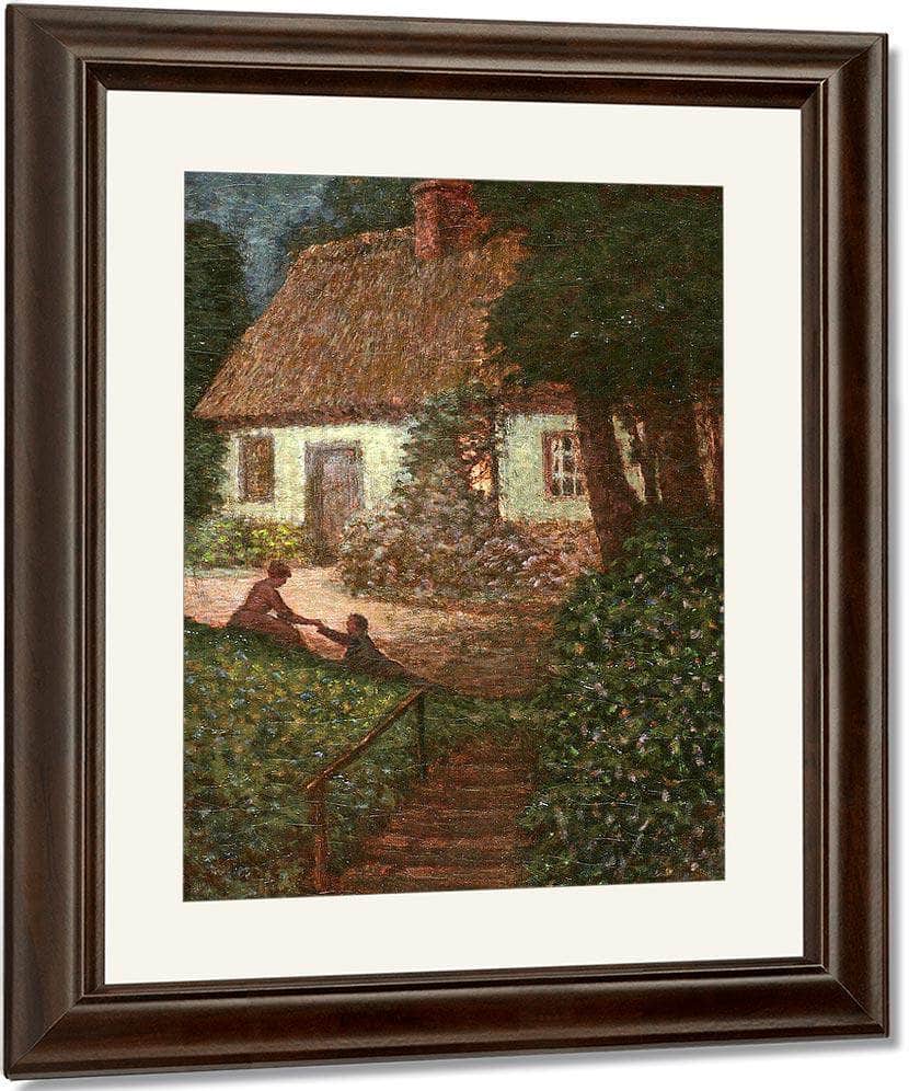 An Evening Proposal By Louis Aston Knight Fine Art Print