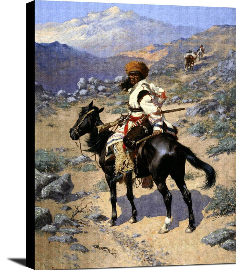 An Indian Trapper Painting Frederic Remington Canvas Art Fine Art Print