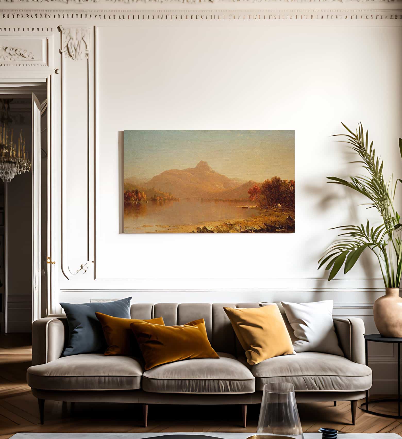 An October Afternoon By Sanford Robinson Gifford Fine Art Print