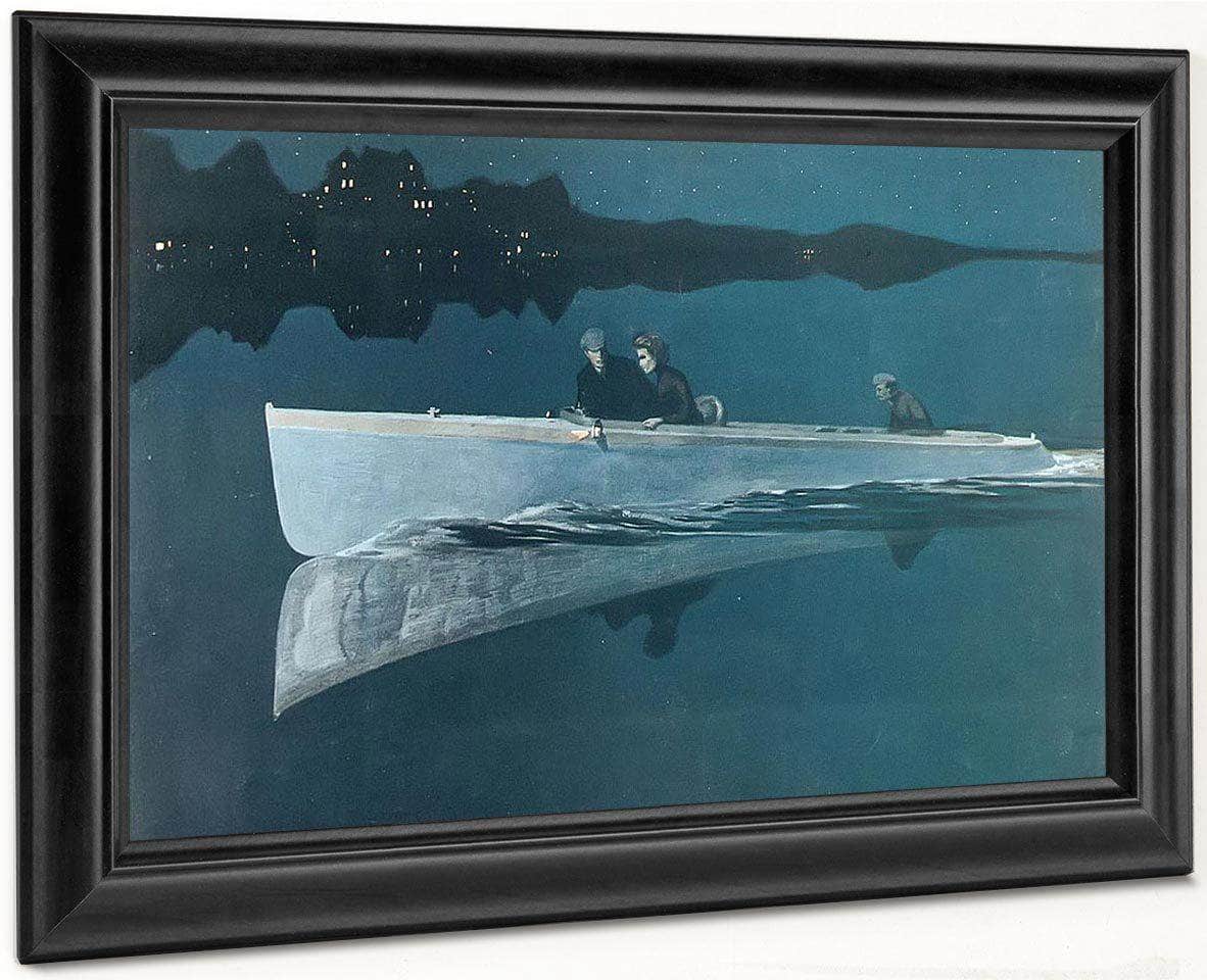 An Old Story In A New Way By Frederic Remington Fine Art Print