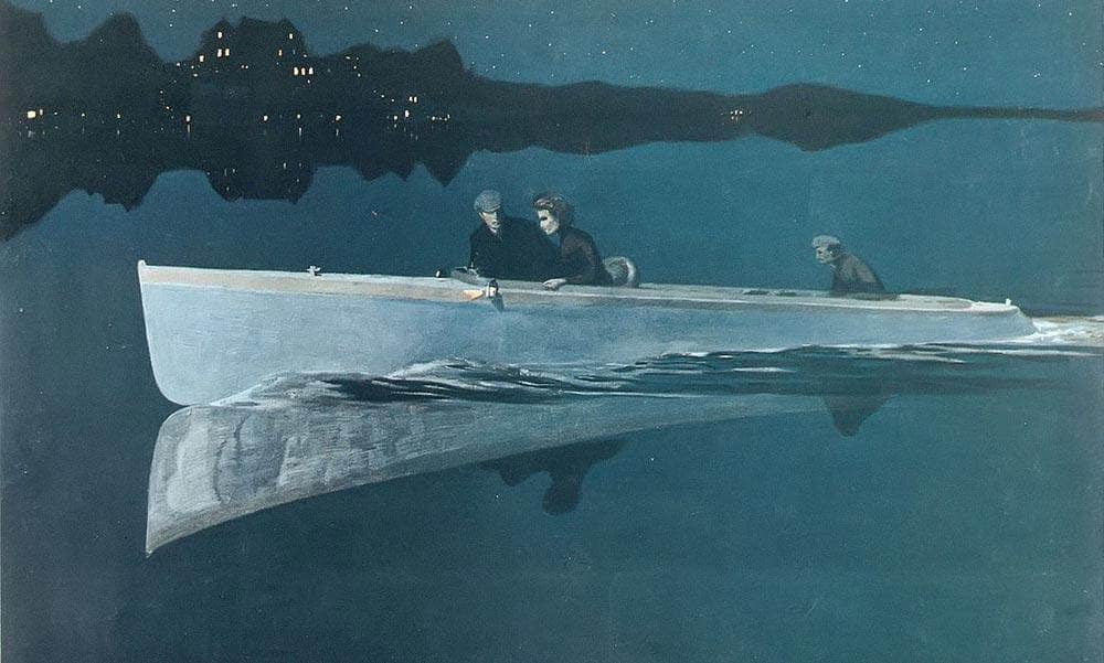 An Old Story In A New Way By Frederic Remington Fine Art Print