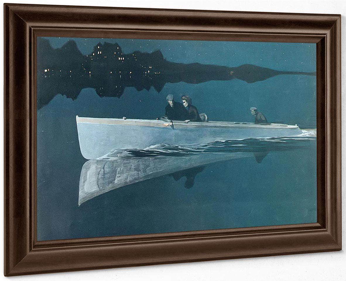 An Old Story In A New Way By Frederic Remington Fine Art Print