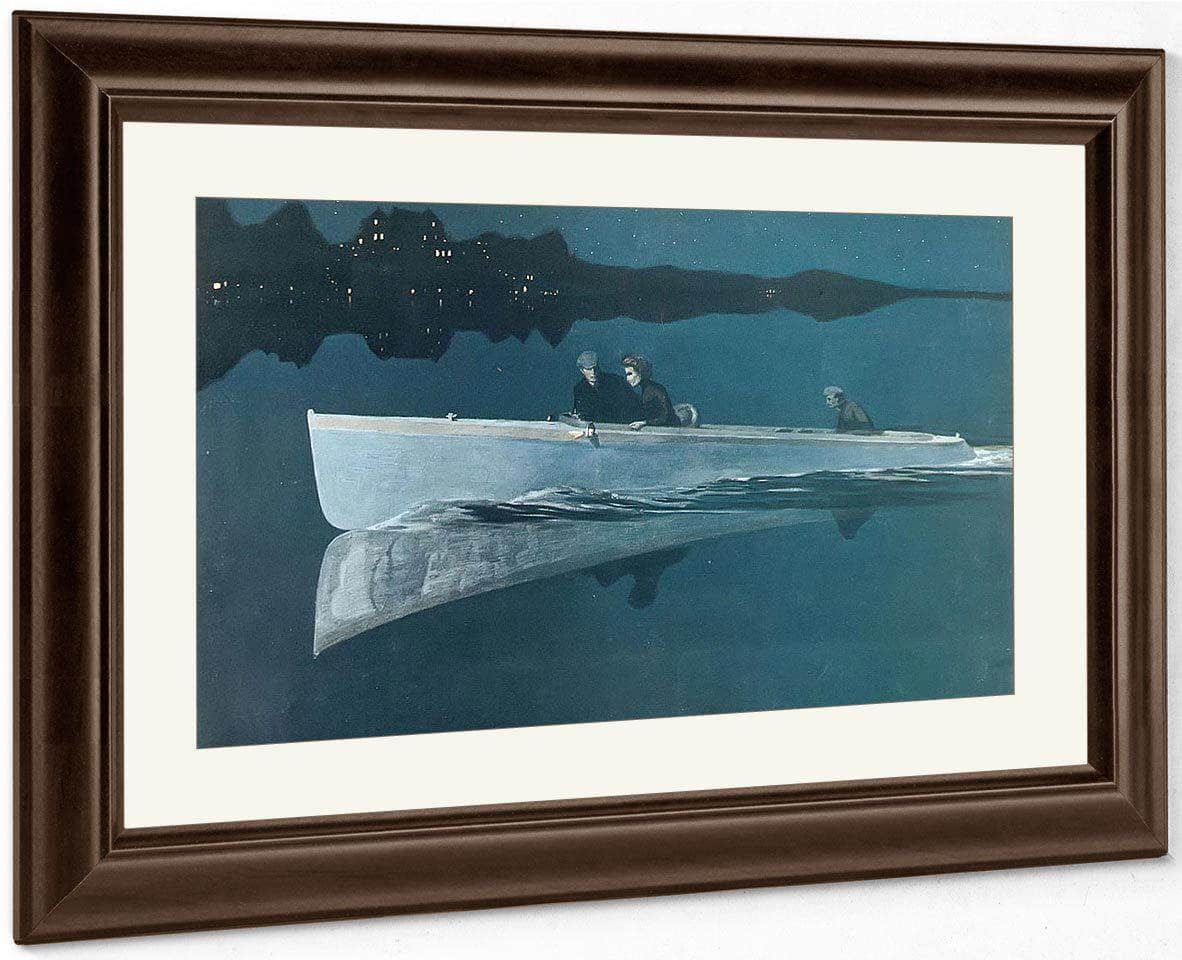 An Old Story In A New Way By Frederic Remington Fine Art Print