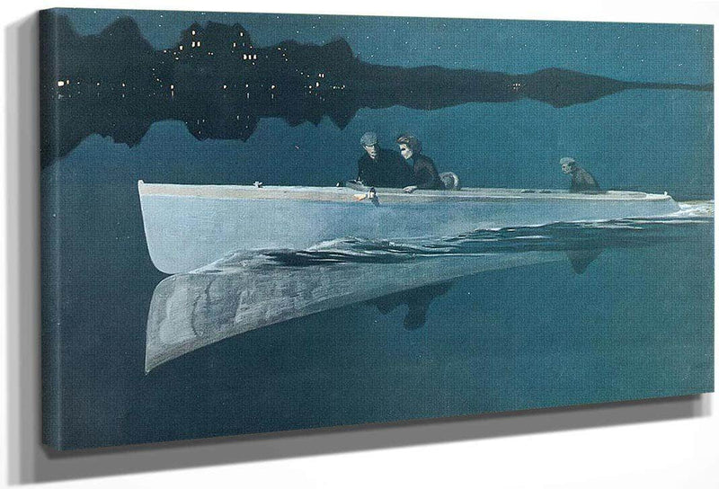 An Old Story In A New Way By Frederic Remington Fine Art Print