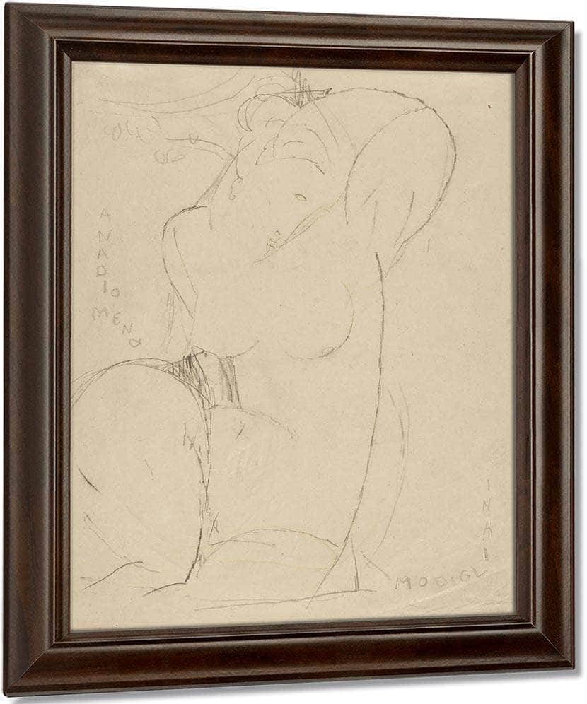 Anadiomena By Amedeo Modigliani Fine Art Print