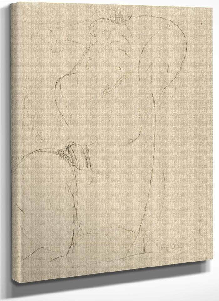 Anadiomena By Amedeo Modigliani Fine Art Print
