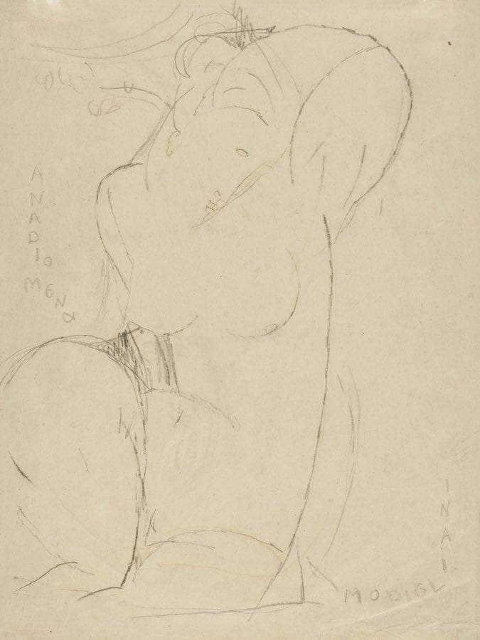 Anadiomena By Amedeo Modigliani Fine Art Print