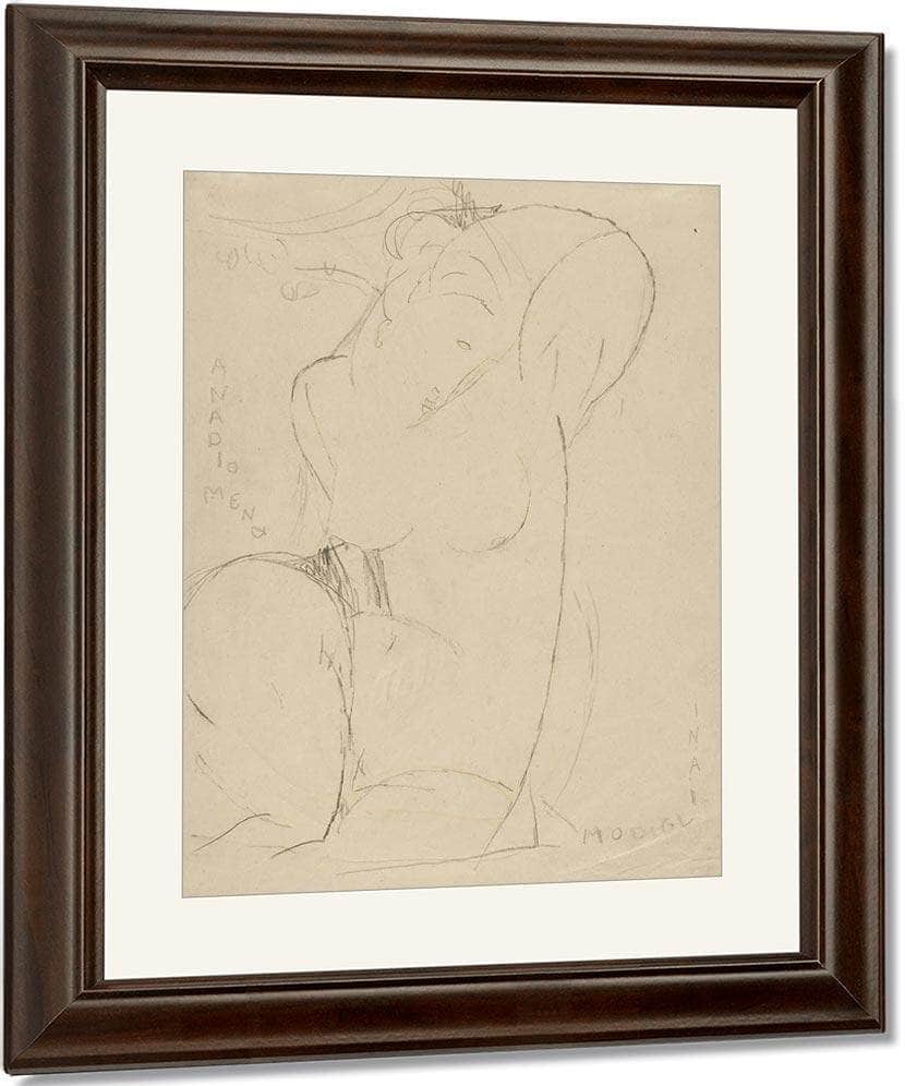 Anadiomena By Amedeo Modigliani Fine Art Print