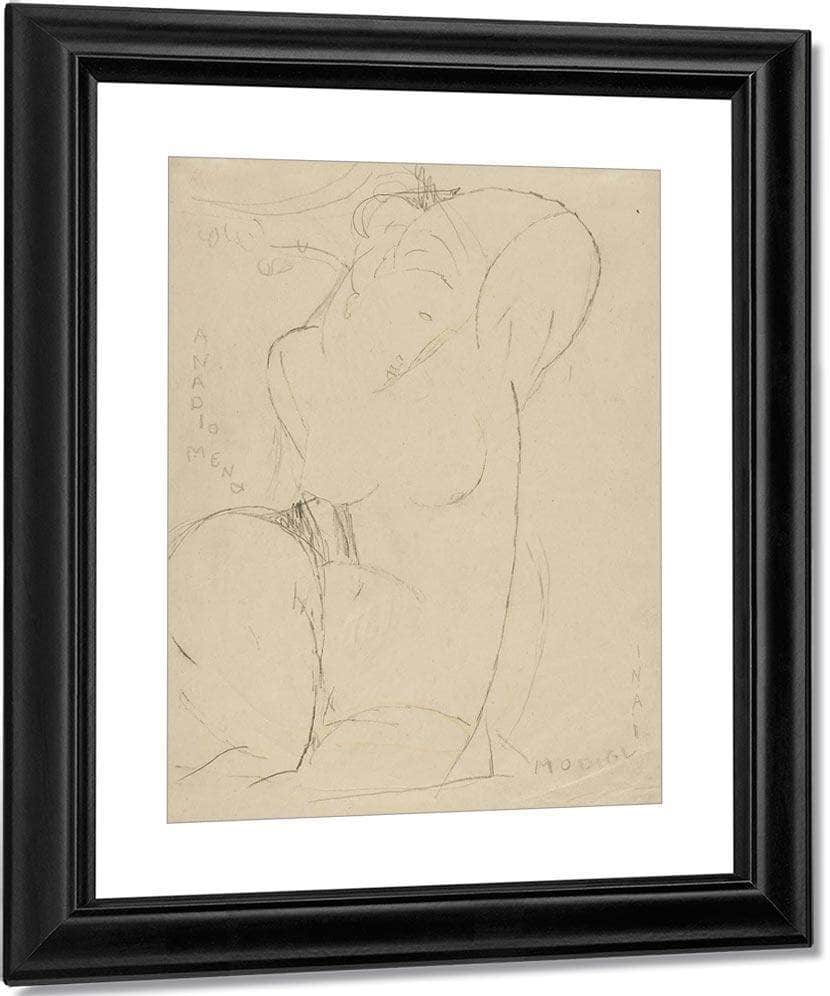 Anadiomena By Amedeo Modigliani Fine Art Print
