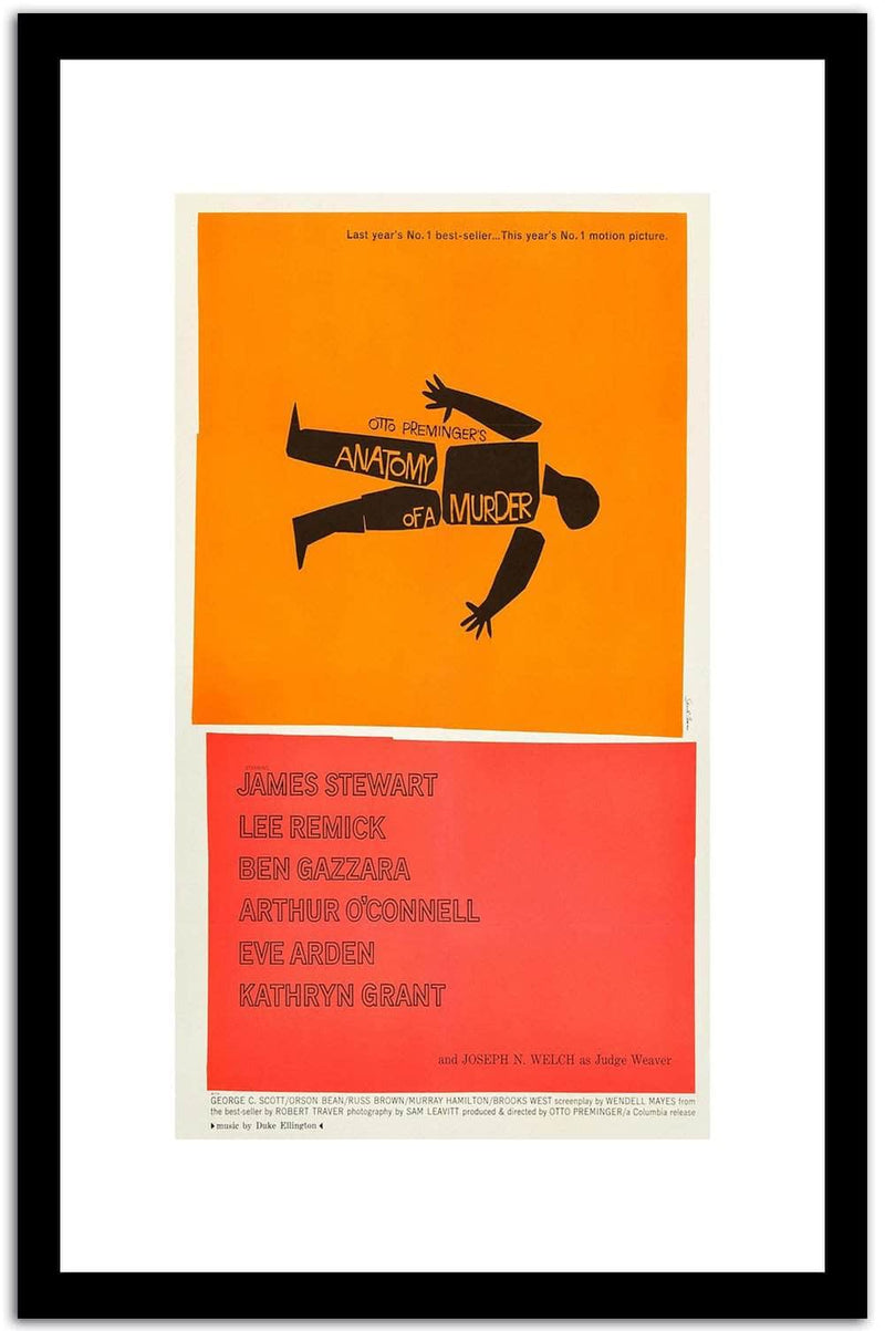 Anatomy Of The Murder  Vintage Poster Fine Art Print