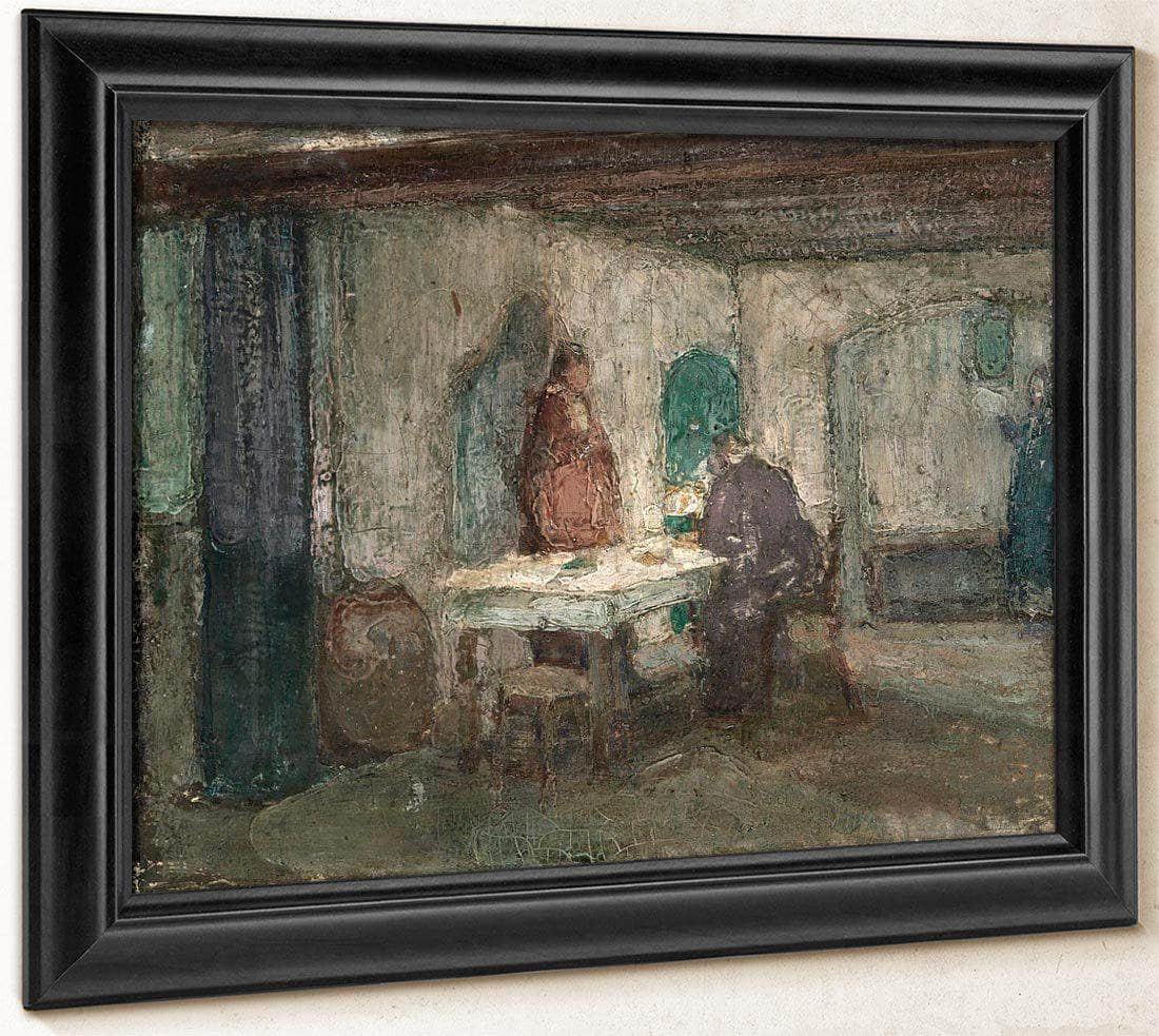 And He Disappeared Out Of Their Sight By Henry Ossawa Tanner Fine Art Print