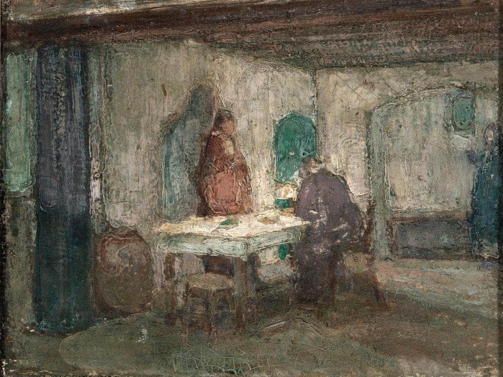 And He Disappeared Out Of Their Sight By Henry Ossawa Tanner Fine Art Print
