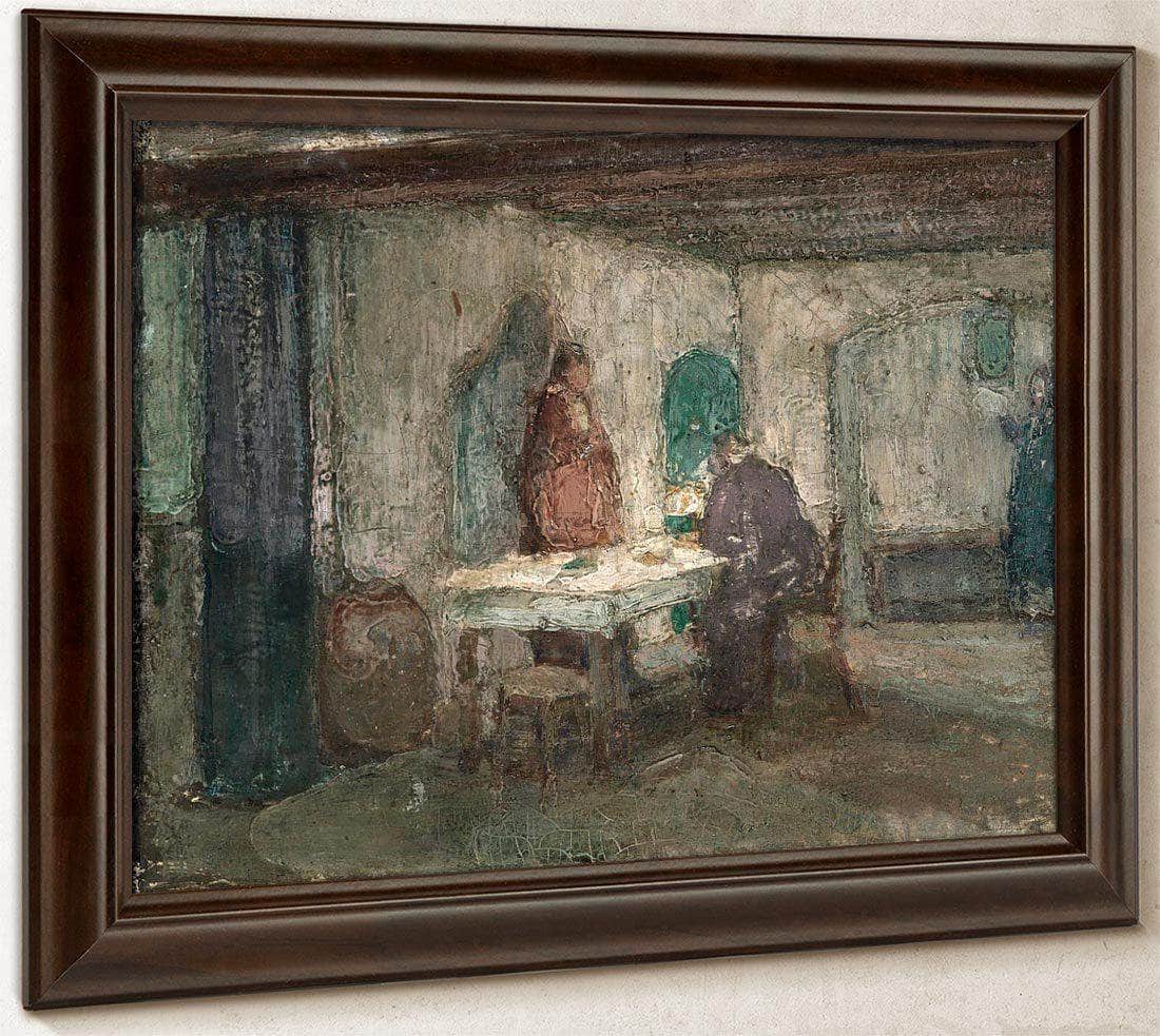 And He Disappeared Out Of Their Sight By Henry Ossawa Tanner Fine Art Print