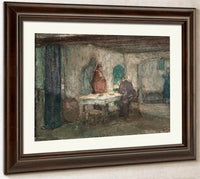 And He Disappeared Out Of Their Sight By Henry Ossawa Tanner Fine Art Print
