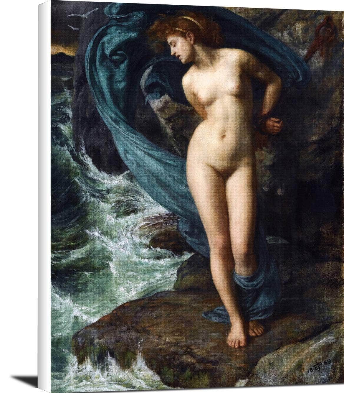 Andromeda Painting Sir Edward John Poynter Canvas Art Fine Art Print