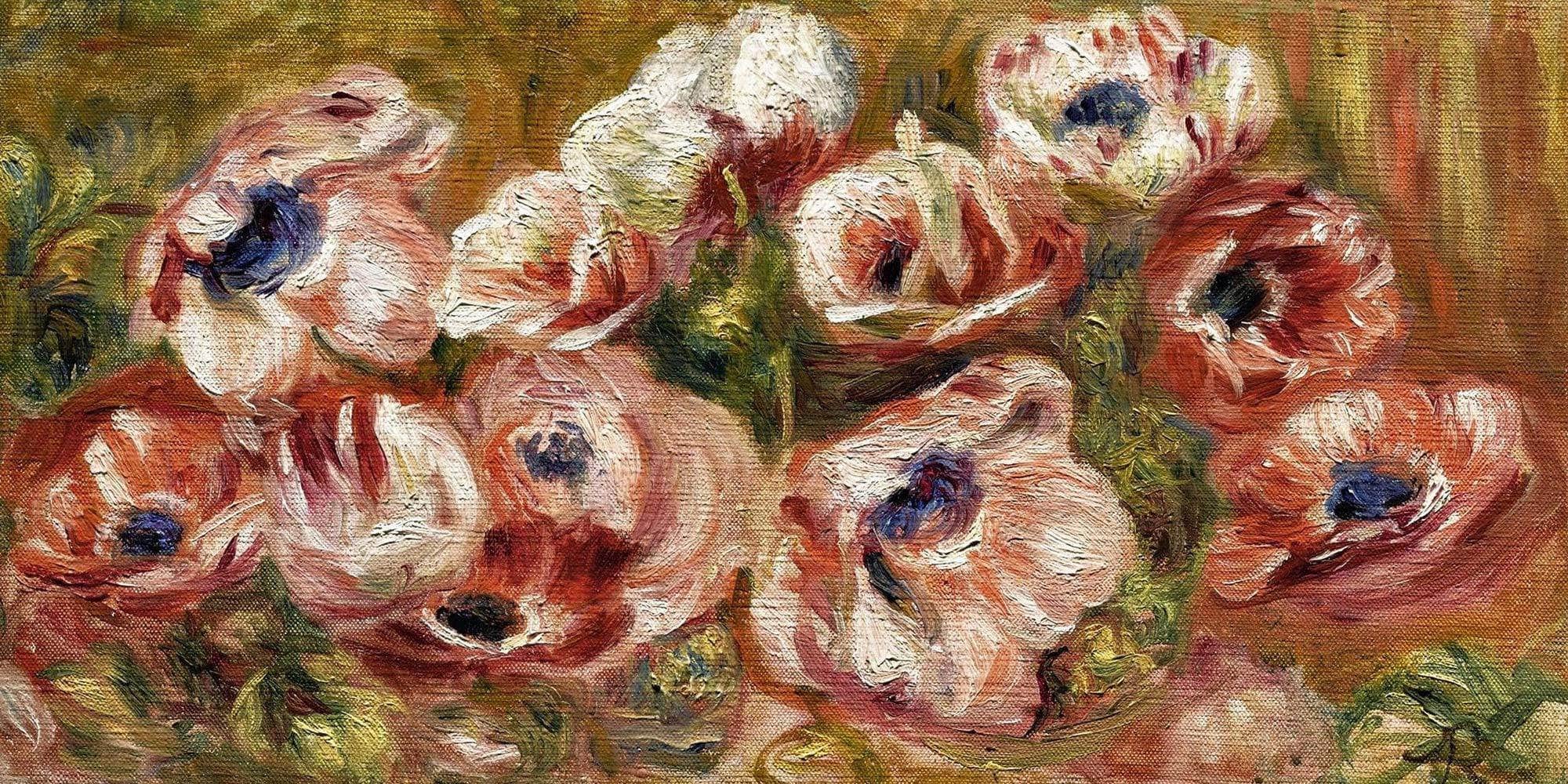 Anemones Painting Auguste Renoir Canvas Art Fine Art Print