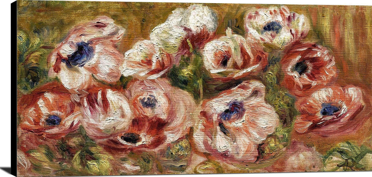 Anemones Painting Auguste Renoir Canvas Art Fine Art Print