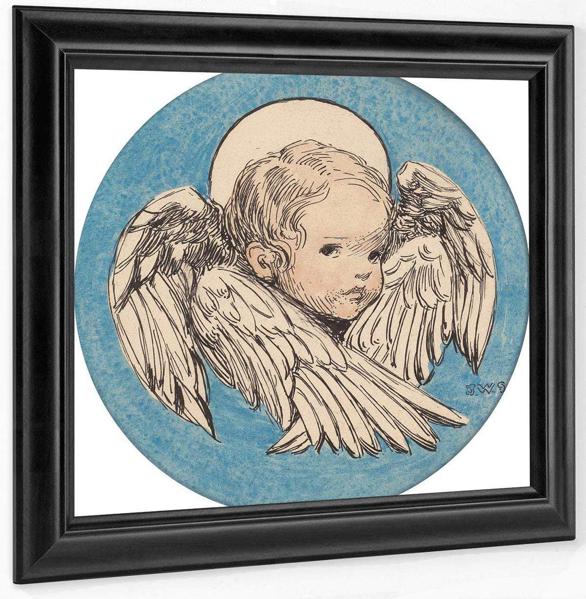 Angel A Childs Prayer Interior Book Illustration 1926 By Jessie Willcox Smith Fine Art Print