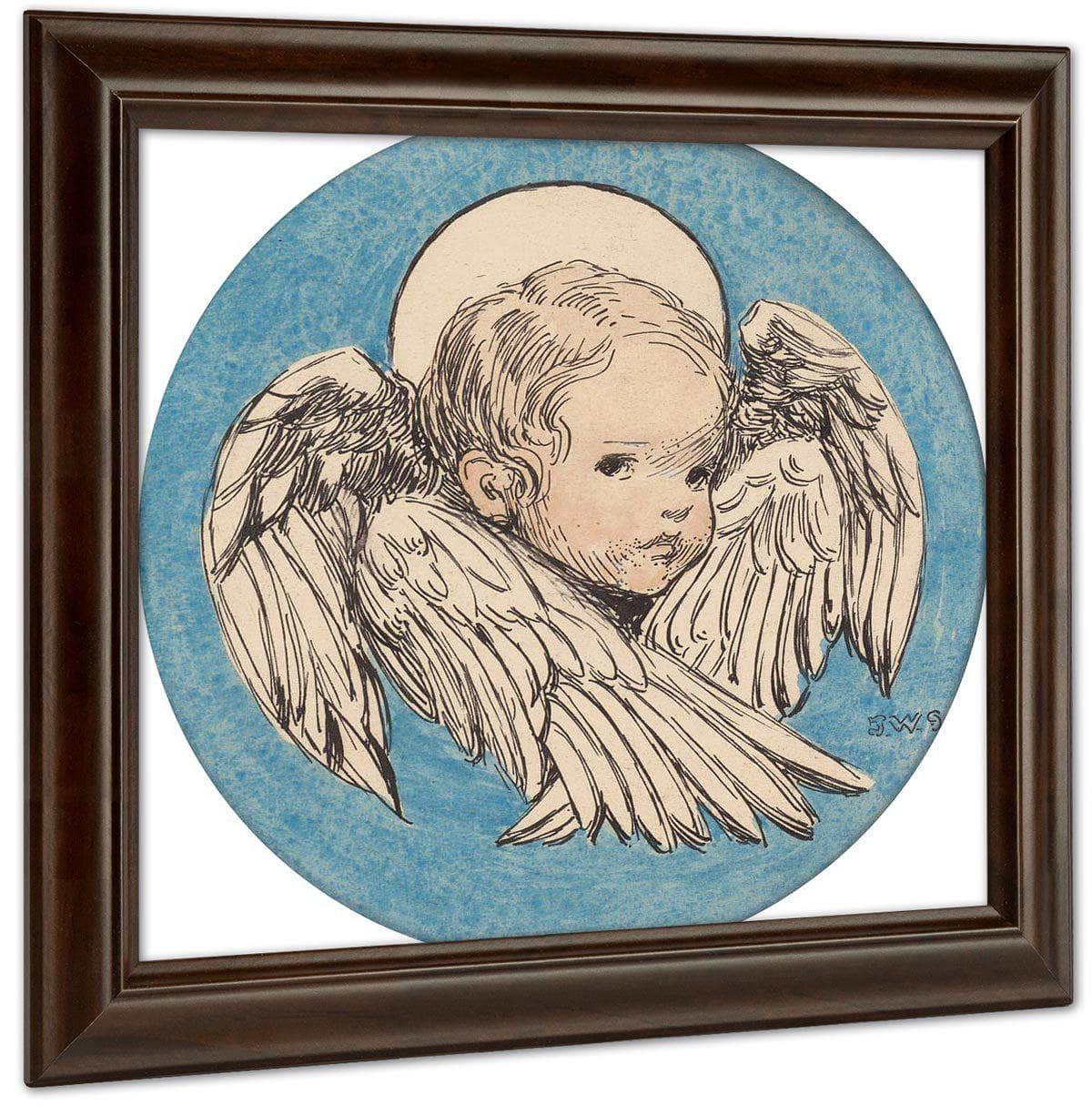 Angel A Childs Prayer Interior Book Illustration 1926 By Jessie Willcox Smith Fine Art Print