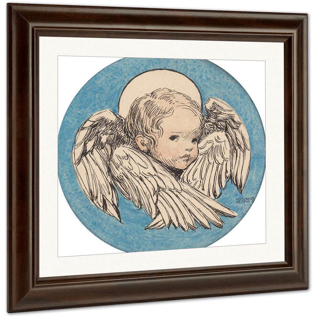 Angel A Childs Prayer Interior Book Illustration 1926 By Jessie Willcox Smith Fine Art Print