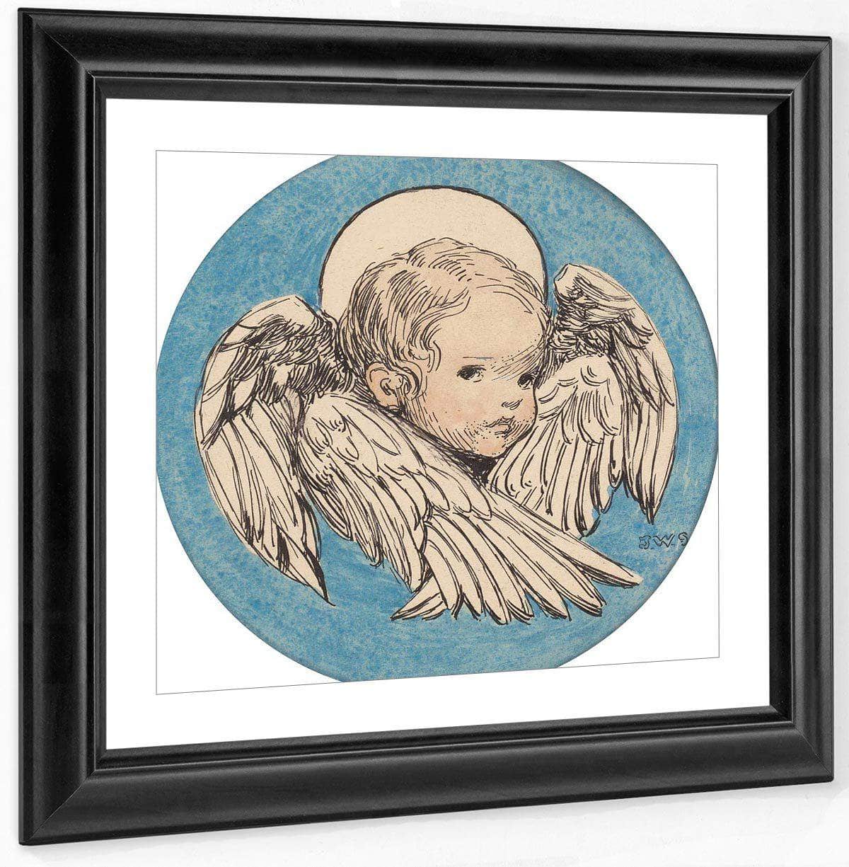 Angel A Childs Prayer Interior Book Illustration 1926 By Jessie Willcox Smith Fine Art Print