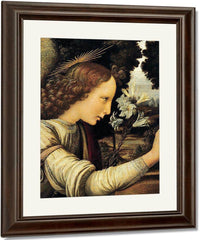 Angel By Leonardo Da Vinci Fine Art Print