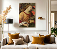 Angel From The Polyptych Of St. Nicolas Of Tolentino By Raphael Fine Art Print