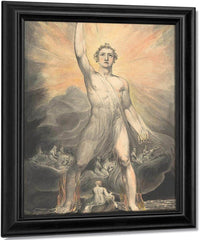 Angel Of The Revelation 1803 1805 Pencil Watercolor 39 2X26Cm Met By William Blake Fine Art Print