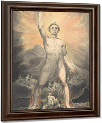 Angel Of The Revelation 1803 1805 Pencil Watercolor 39 2X26Cm Met By William Blake Fine Art Print