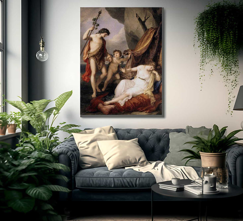 Angelica Kauffman   Bacchus And Ariadne 1794 97X65In Attingham Park Shropshire By Angelica Kauffmann Fine Art Print