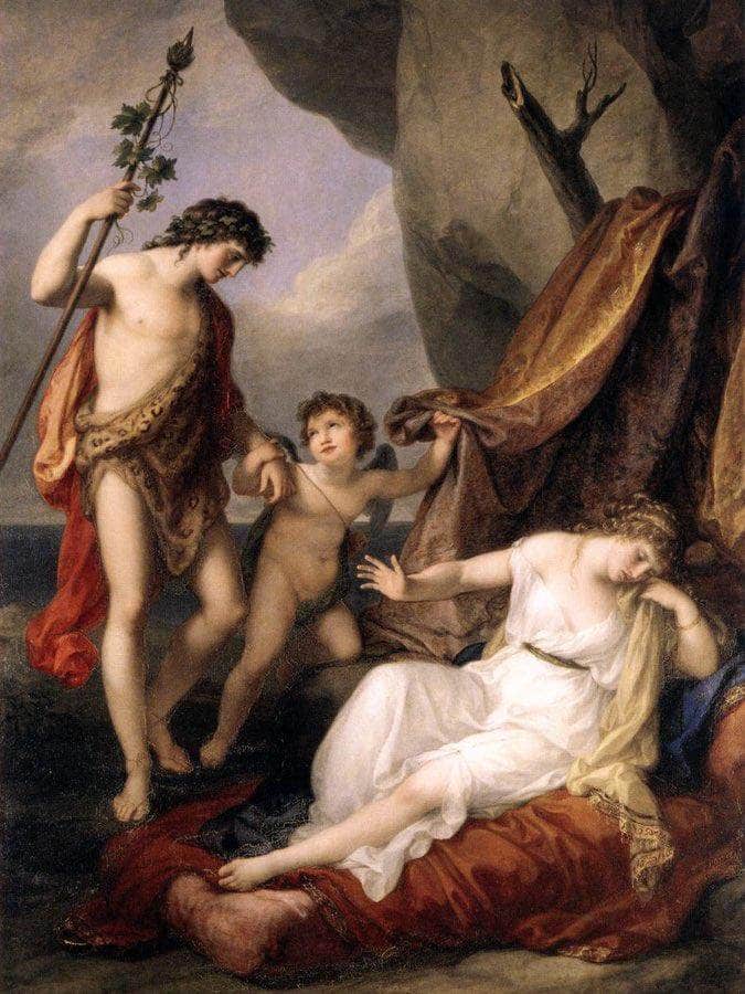 Angelica Kauffman   Bacchus And Ariadne 1794 97X65In Attingham Park Shropshire By Angelica Kauffmann Fine Art Print