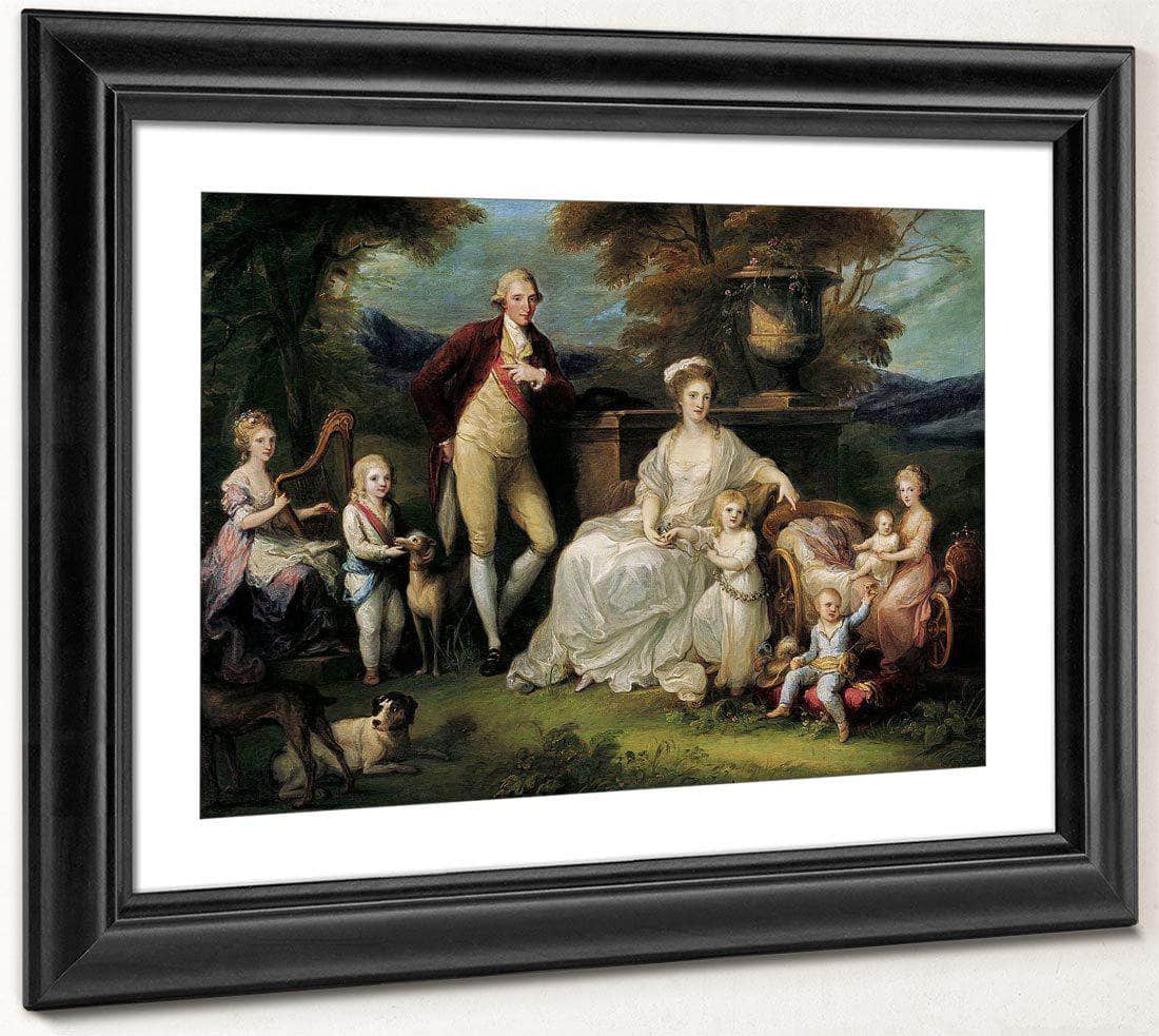 Angelica Kauffmann Ferdinand Iv King Of Naples And His Family 1783 By Angelica Kauffmann Fine Art Print