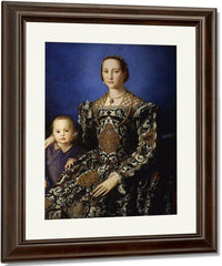 Angelo Bronzino   Eleanor Of Toledo With Her Son 1554 1555 Mannerism 115X96Cm Uffizi Gallery Florence By Agnolo Bronzino Fine Art Print