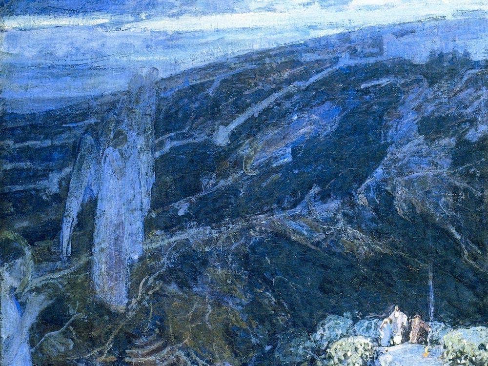 Angels Appearing Before The Shepherds By Henry Ossawa Tanner Fine Art Print