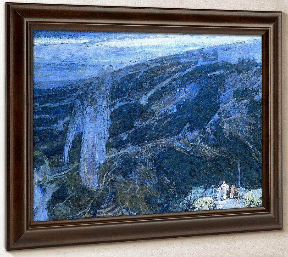 Angels Appearing Before The Shepherds By Henry Ossawa Tanner Fine Art Print