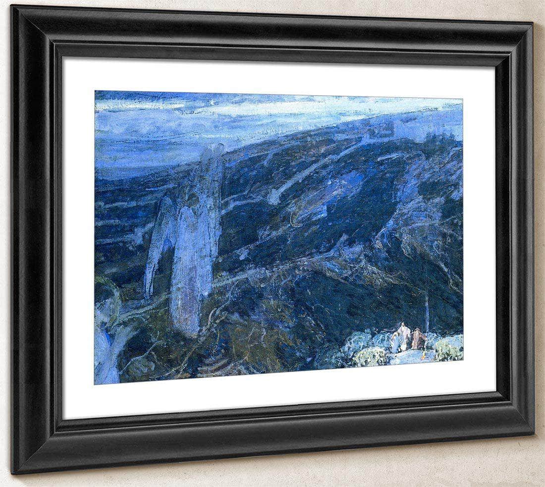 Angels Appearing Before The Shepherds By Henry Ossawa Tanner Fine Art Print