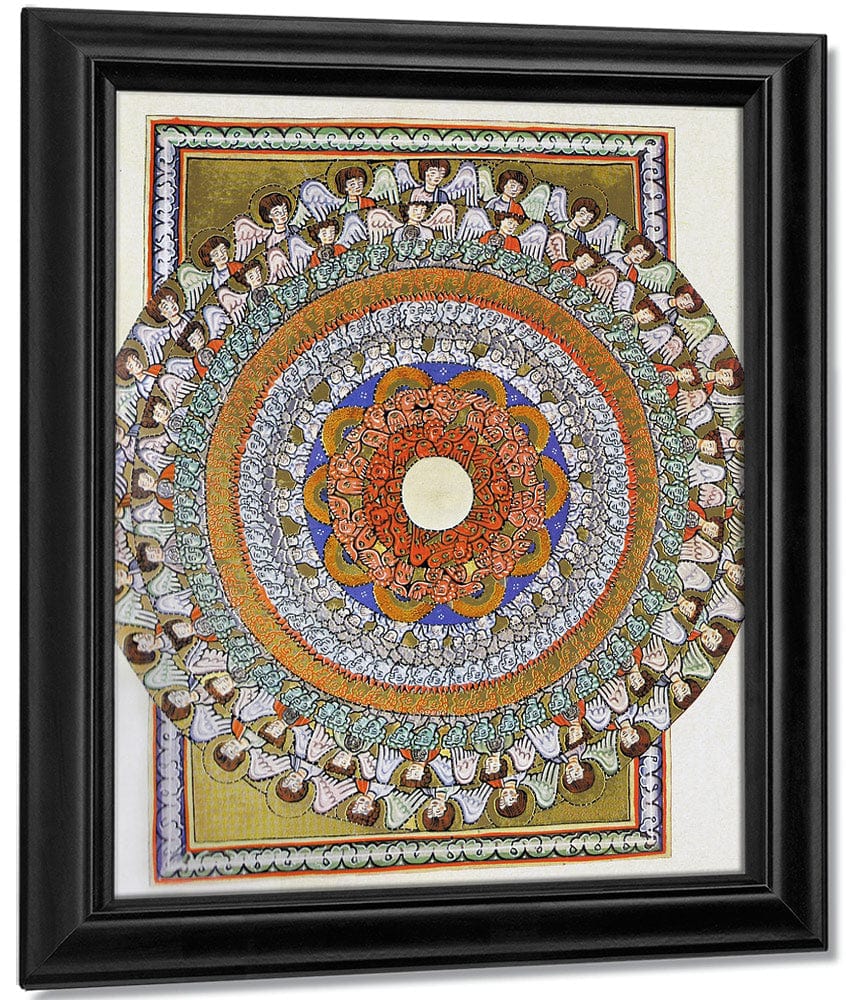 Angels By Hildegard Von Bingen Fine Art Print