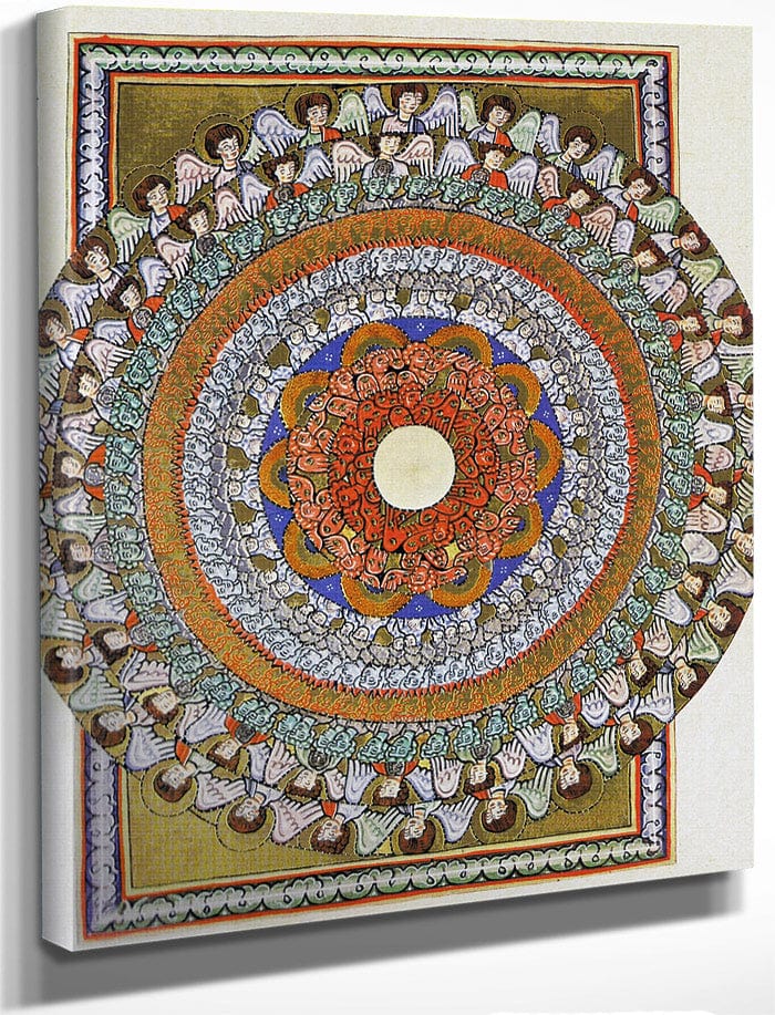 Angels By Hildegard Von Bingen Fine Art Print