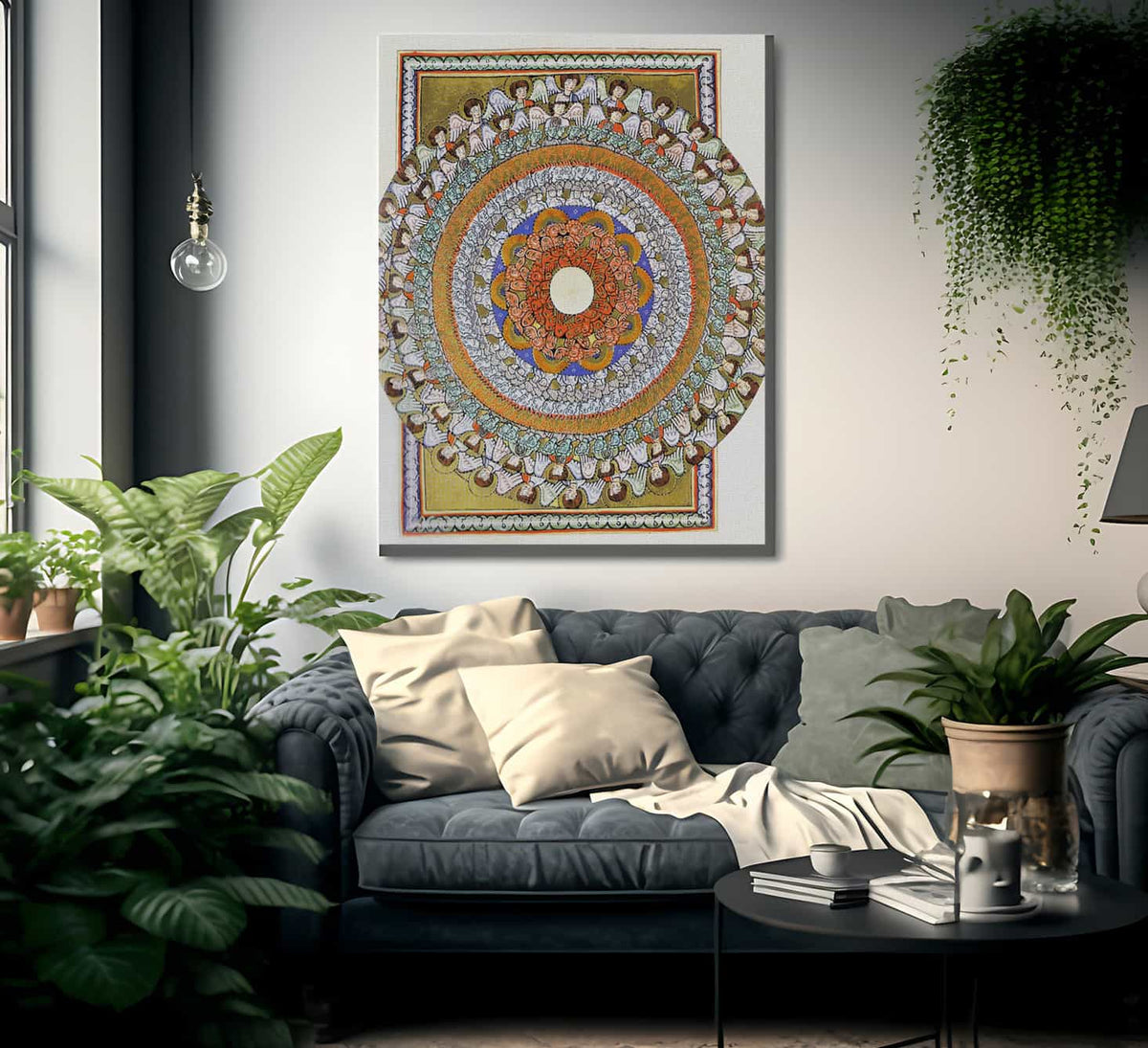 Angels By Hildegard Von Bingen Fine Art Print