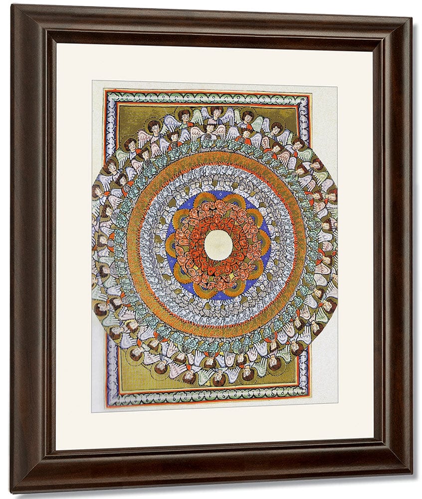 Angels By Hildegard Von Bingen Fine Art Print